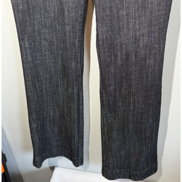 Boom Boom Trouser Jeans Wide Leg Juniors 13 Mid Rise Straight Leg Dark Wash - Picture 4 of 11